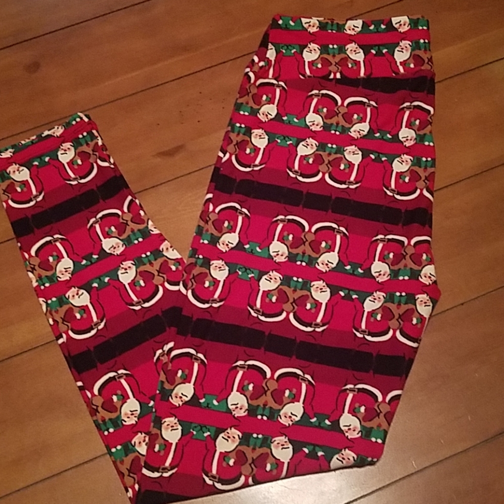 Lularoe santa leggings